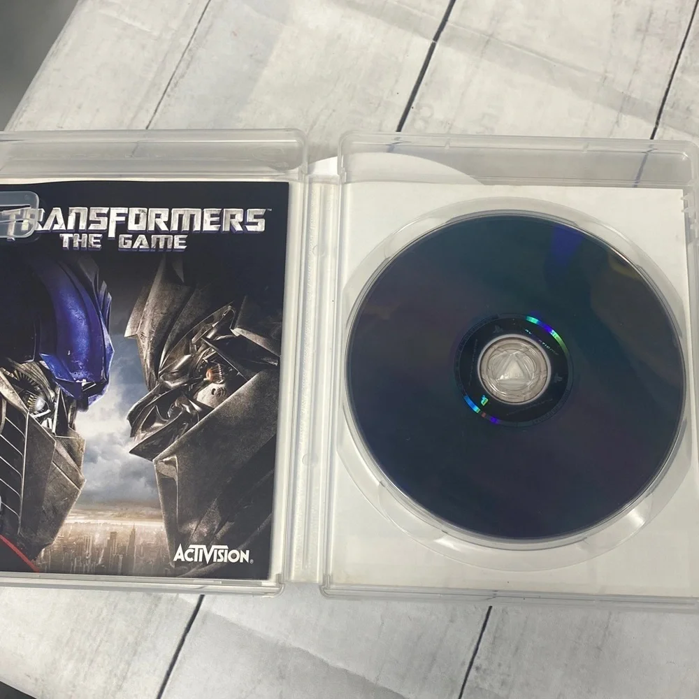 Transformers: The Game for PlayStation 3 - 2007- Black and Blue